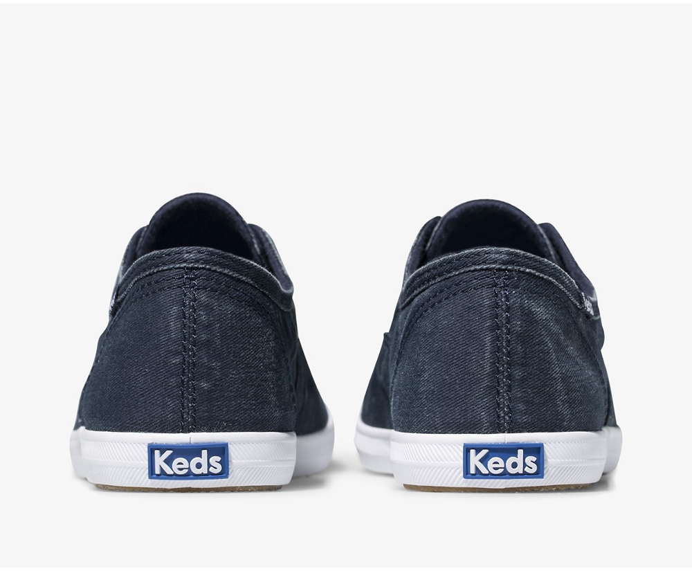 Keds Slip Ons Damen Navy - Chillax Washable - BGM-945206